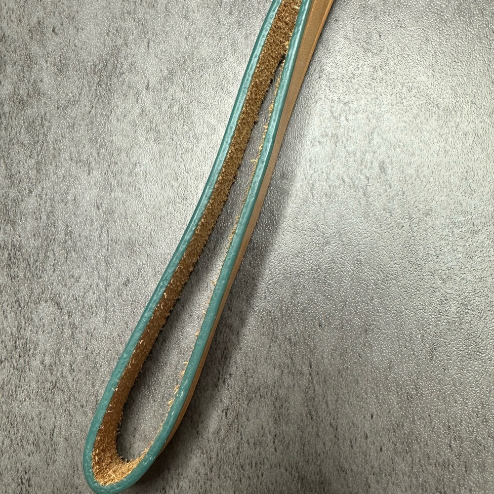 Y2K Dooney & Bourke Red Canvas Wristlet with Tan Leather Trim - Picture 5 of 10